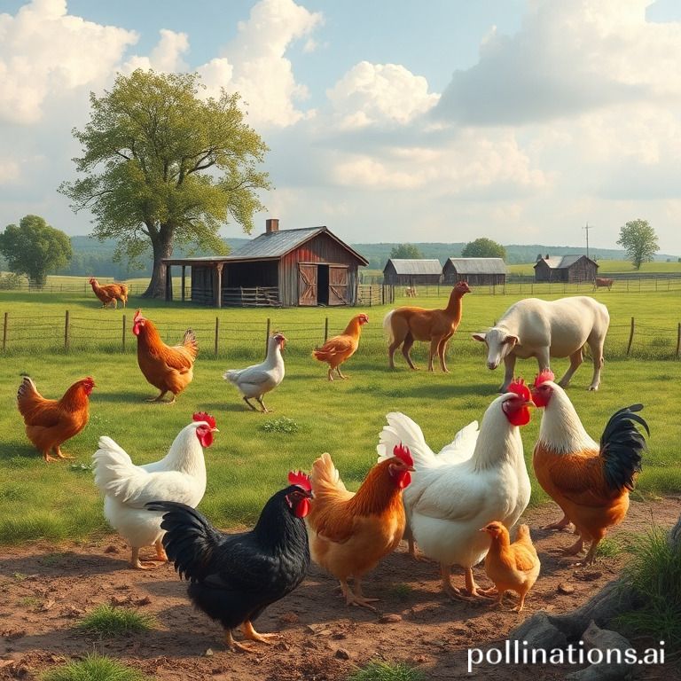 what animals can live with chickens